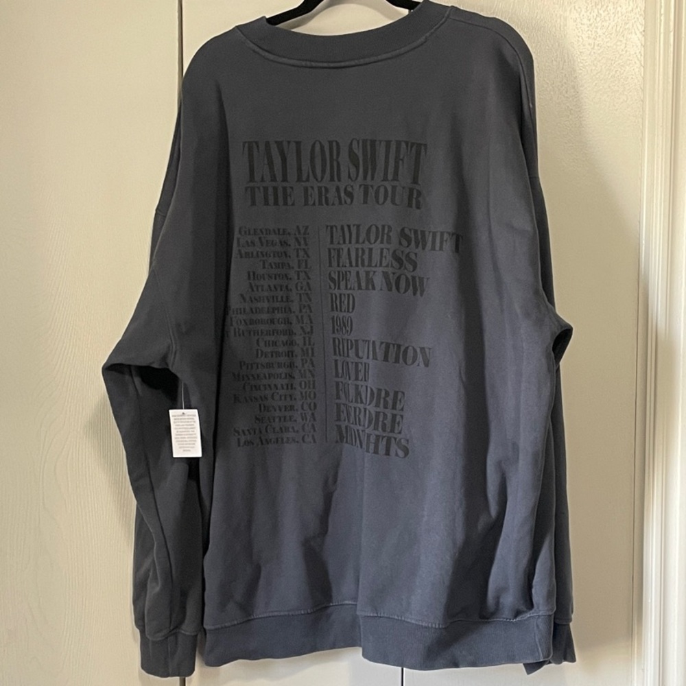 NWT 2XL Taylor Swift The Eras Tour Crew Neck